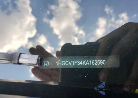 2019 Honda Accord Sport from USA, damaged, VIN 1HGCV1F34KA162590